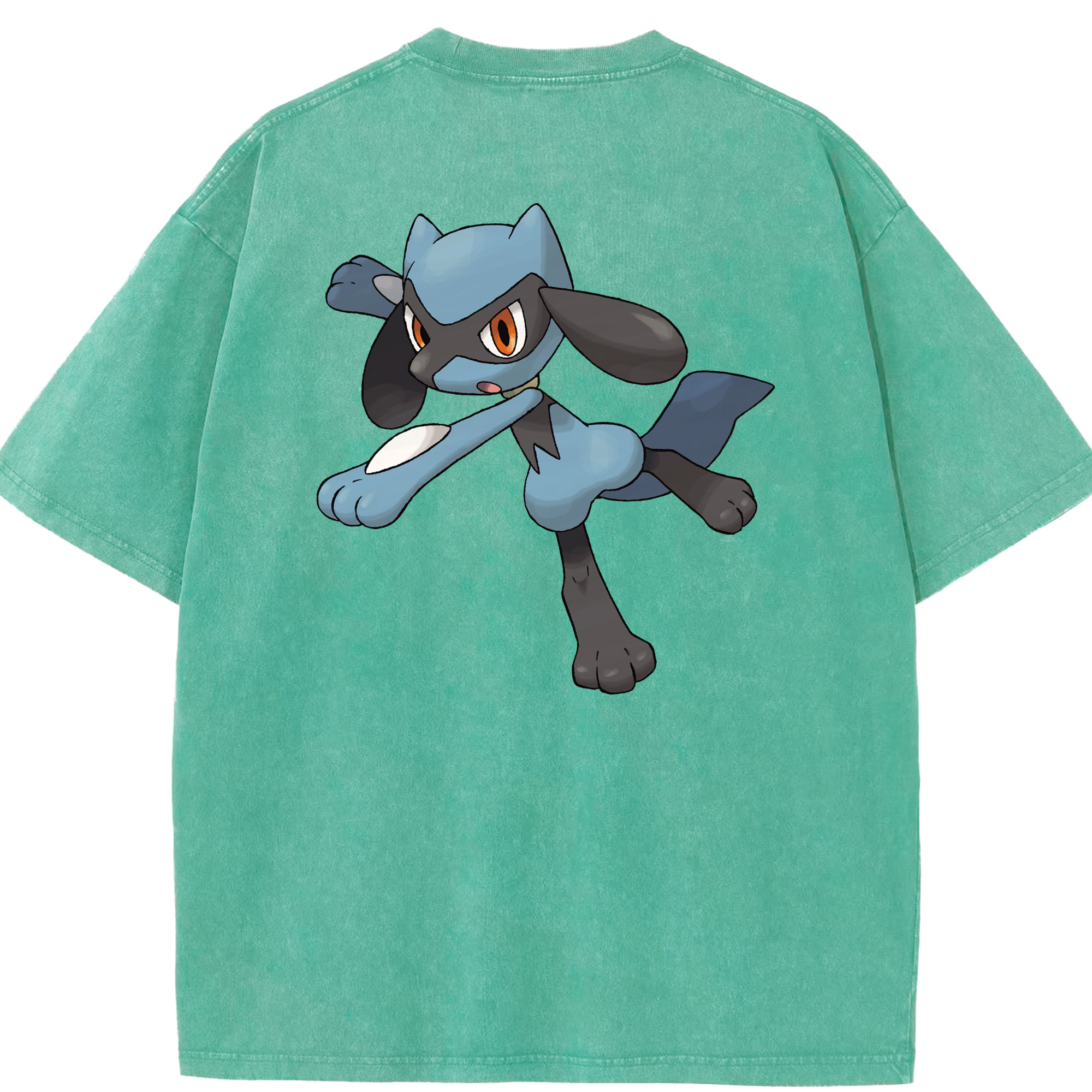 （画像用） ポケットモンスター Pokémon 綿100% ヴィンテージ風 半袖Tシャツ（背面プリント）